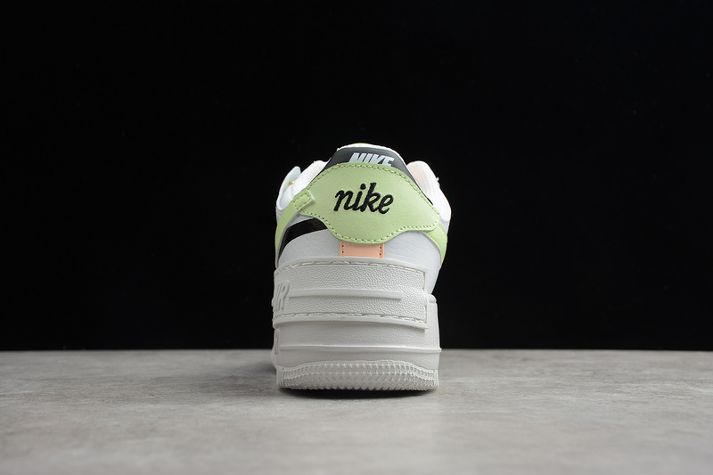 Air Force 1 Shadow Summit White/Barely Volt/Crimson Tint 21