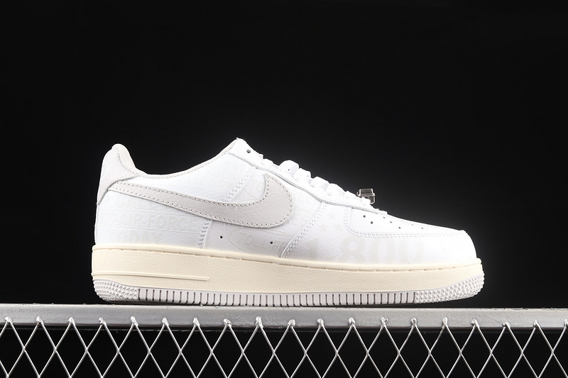 Nike Air Force 1 '07 Premium 1-800 Toll Free White/Grey/Black 5