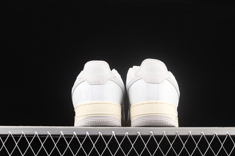 Nike Air Force 1 '07 Premium 1-800 Toll Free White/Grey/Black 13