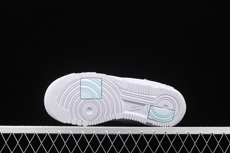 Air Force 1 Pixel White/White/Light Blue 11