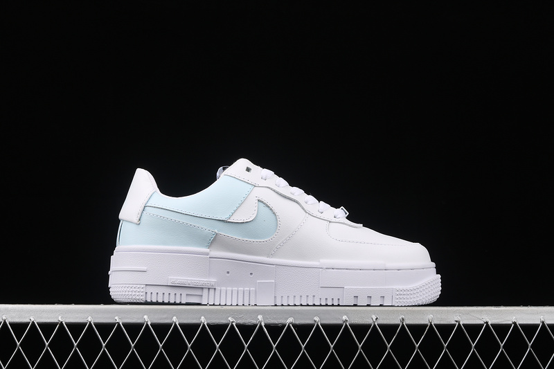 Air Force 1 Pixel White/White/Light Blue 13