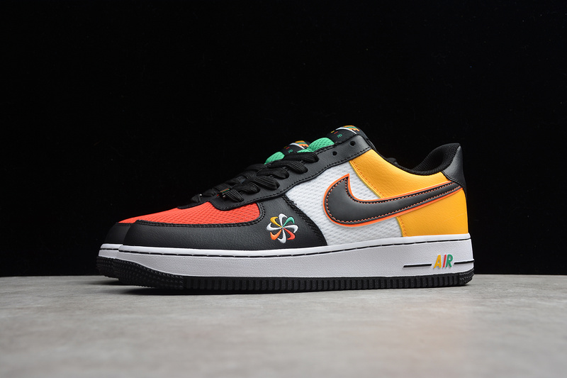 Air Force 1 Low 07 Lv8 Sunburst Black/Multi-Color 21