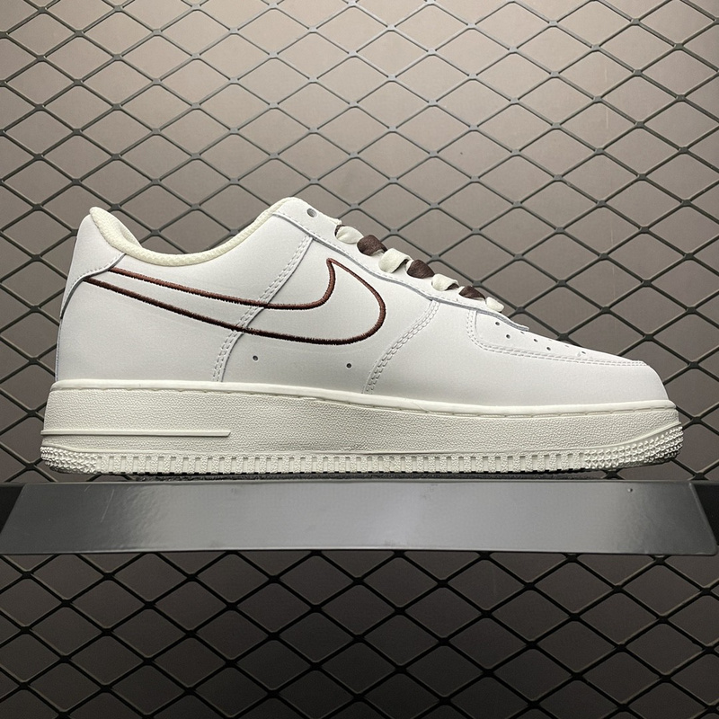 Air Force 1 O7 Low White/White/Coffee 3