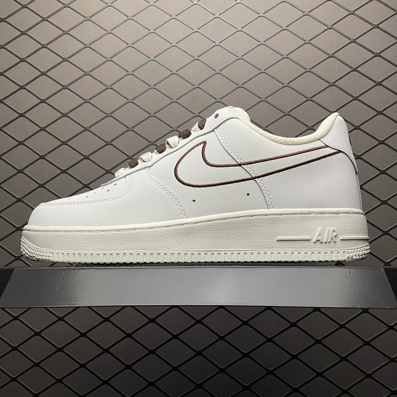 Air Force 1 O7 Low White/White/Coffee 7