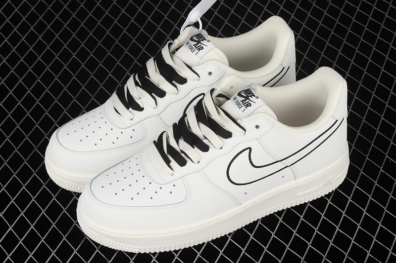 Air Force 1 Low White/White/Black 15