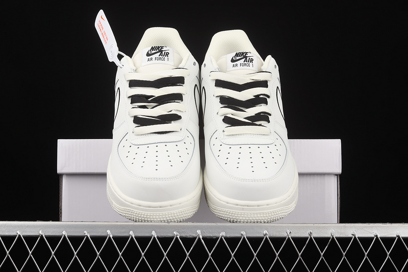 Air Force 1 Low White/White/Black 29