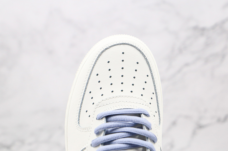 Air Force 1 Low White/White/Blue 11