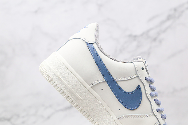 Air Force 1 Low White/White/Blue 13