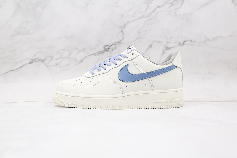 Air Force 1 Low White/White/Blue 17