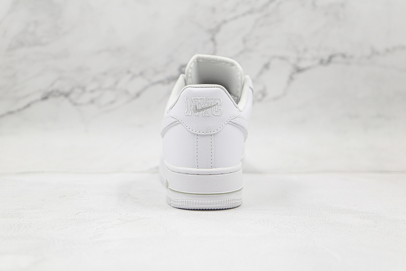 Kith X Air Force 1 Low 07 White/White/Silver 3