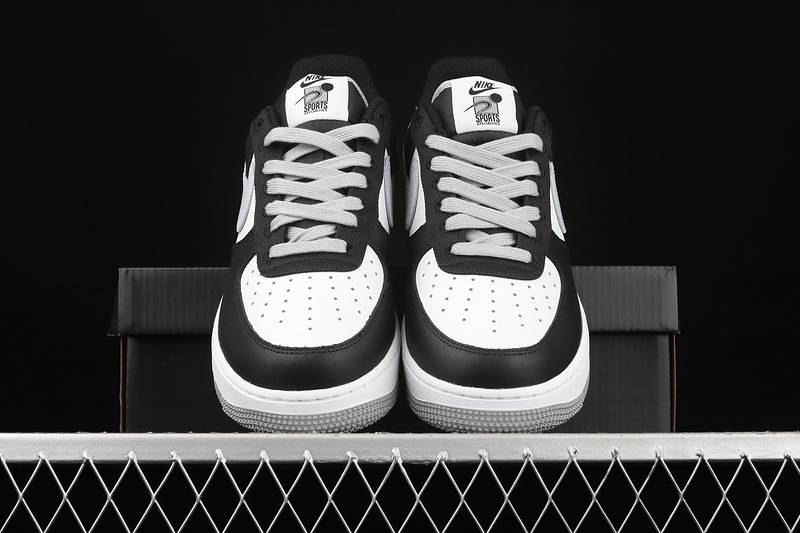 Air Force 1 Low 07 Lv8 Emb Raiders Black/Flat Silver/White/Pine Green 7