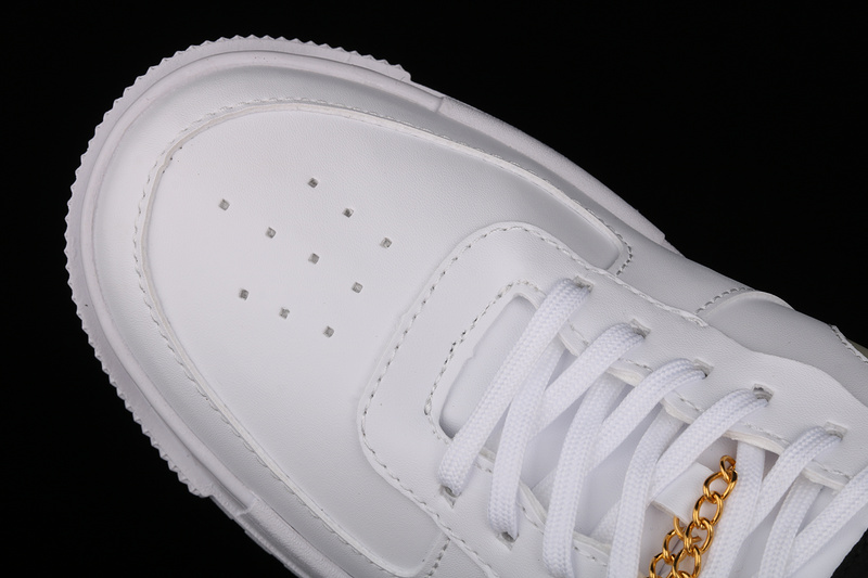 Air Force 1 Pixel White/White/Gold 27