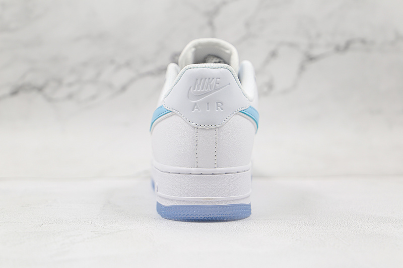 Air Force 1 Low 07 White/White/Light Blue 3