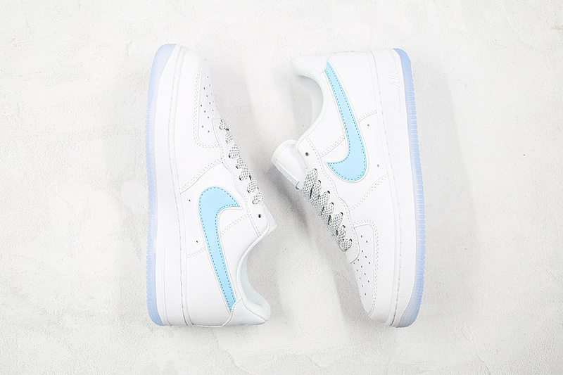 Air Force 1 Low 07 White/White/Light Blue 9