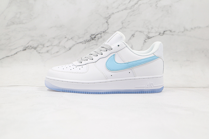 Air Force 1 Low 07 White/White/Light Blue 15