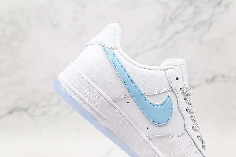 Air Force 1 Low 07 White/White/Light Blue 17