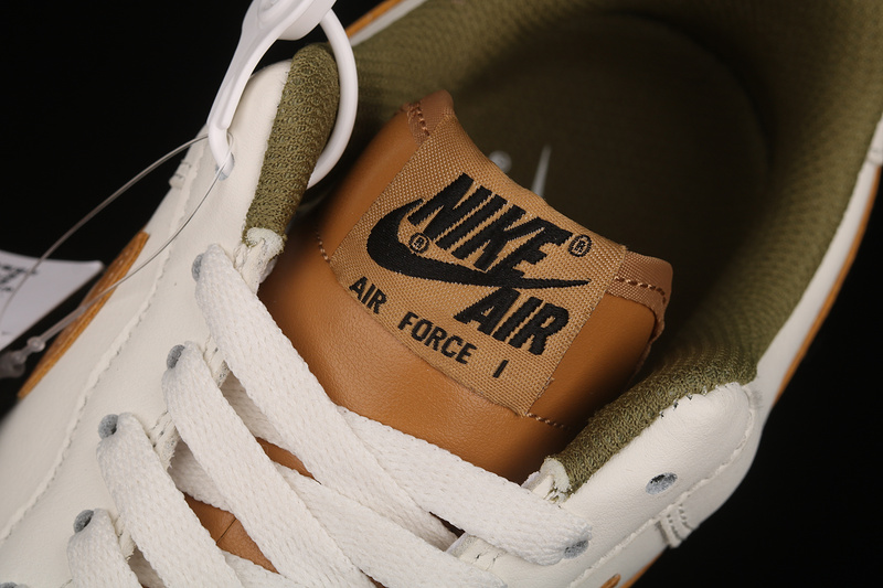 Air Force 1 Low 07 White/Brown/Green 19