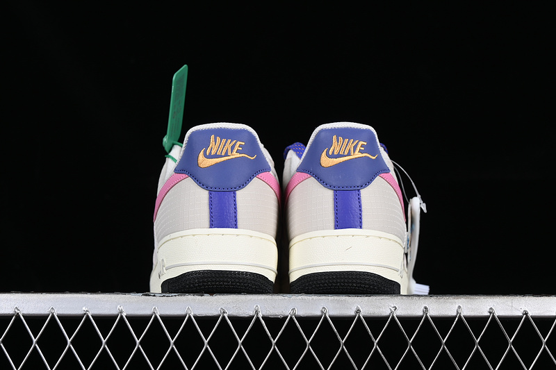 Nike Air Force 1 '07 Low White/Black/Grey/Purple/Pink 27