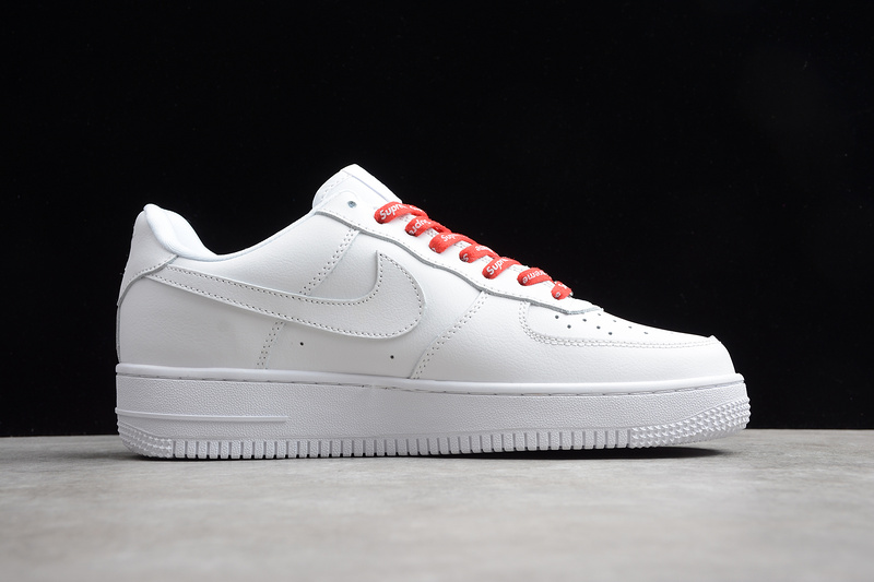 Air Force 1 Low Supreme White/Red 13