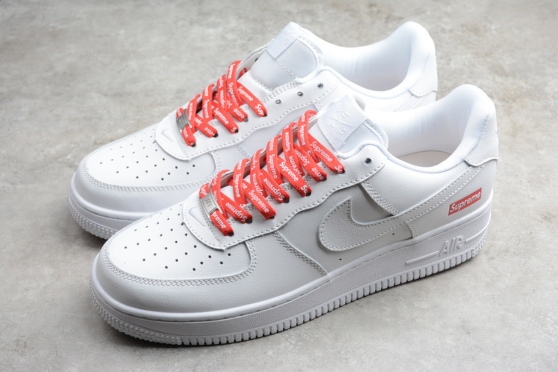 Air Force 1 Low Supreme White/Red 15