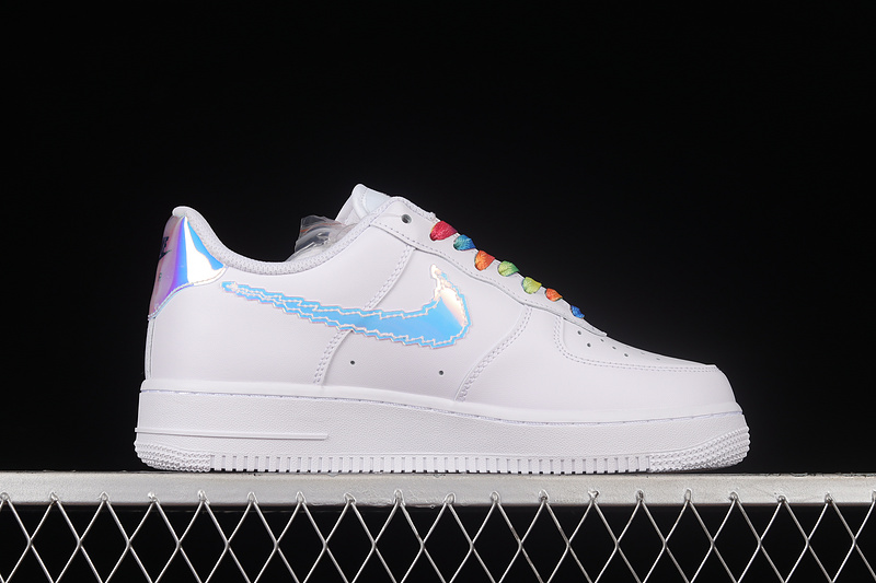 Air Force 1 Low Iridescent Pixel White/Multi-Color/Black 11