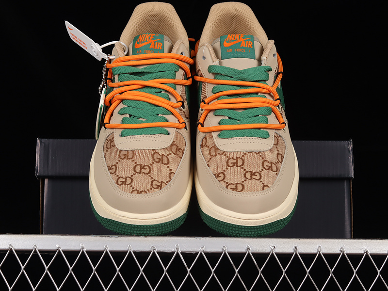 Air Force 1 Low 07 Brown/Green/Orange 7