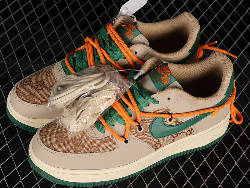 Air Force 1 Low 07 Brown/Green/Orange 13