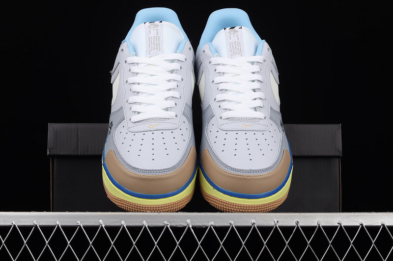 Air Force 1 Low Blue Pot Cookies Light Gray/Khaki/Light Blue/Yellow 15