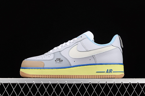 Air Force 1 Low Blue Pot Cookies Light Gray/Khaki/Light Blue/Yellow 21