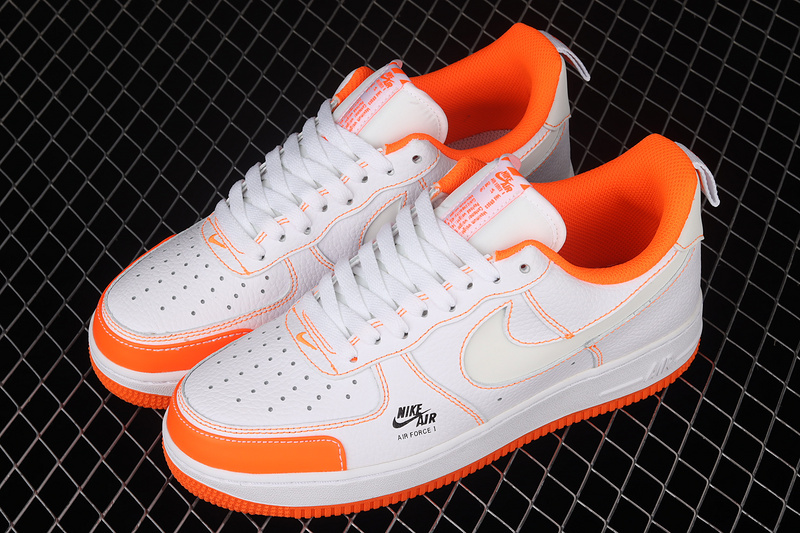 Air Force 1 Low Lv8 Utility Shadow Grey/White/Orange 25