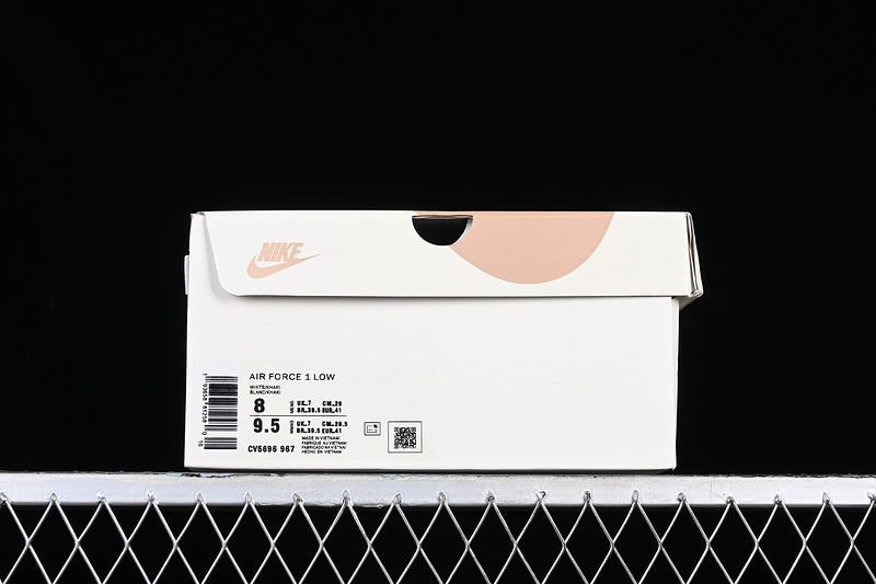 Nike Air Force 1 '07 Low Swoosh White/Khaki 9