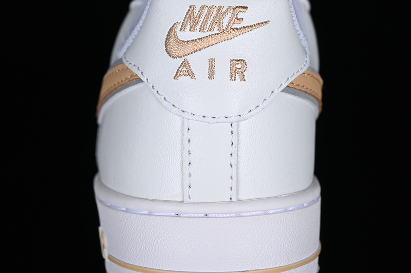 Nike Air Force 1 '07 Low Swoosh White/Khaki 15