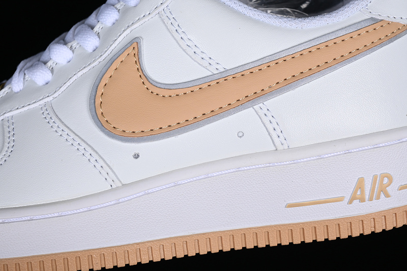 Nike Air Force 1 '07 Low Swoosh White/Khaki 19