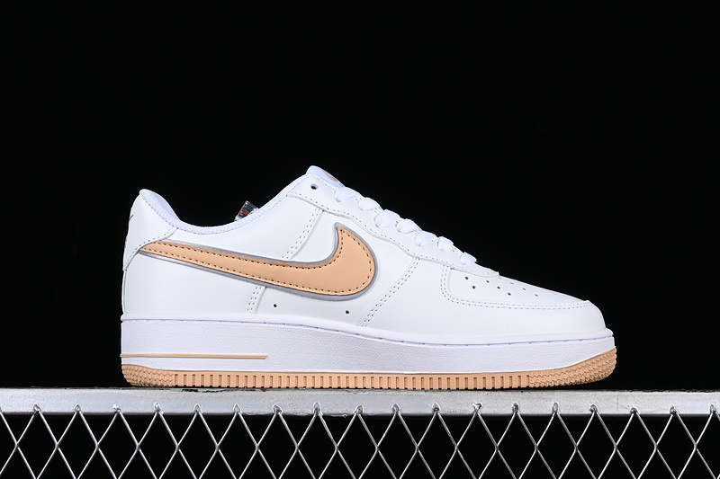 Nike Air Force 1 '07 Low Swoosh White/Khaki 23