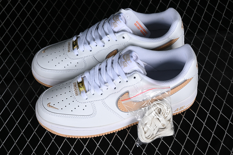 Nike Air Force 1 '07 Low Swoosh White/Khaki 25