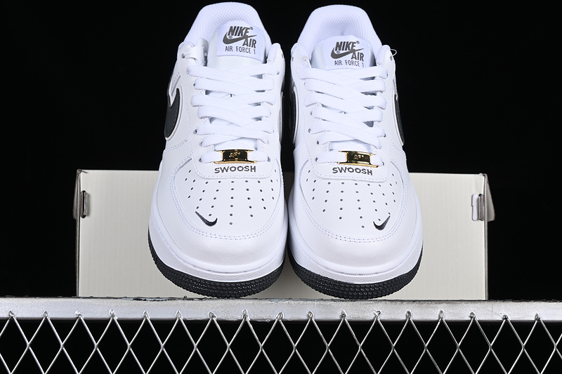 Nike Air Force 1 '07 Low Swoosh White/Grey/Gold 21