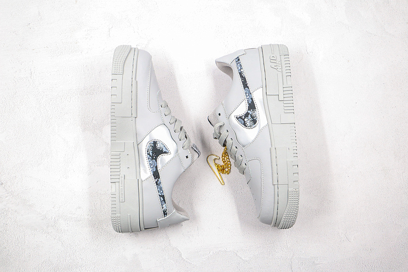 Air Force 1 Low Pixel Se White/Silver/Black 7