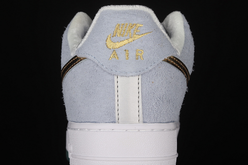 Air Force 1 Low 07 Prm Light Blue/White/Gold 5