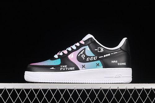 Nike Air Force 1 '07 Low Video Game White/Black/Blue/Pink 13