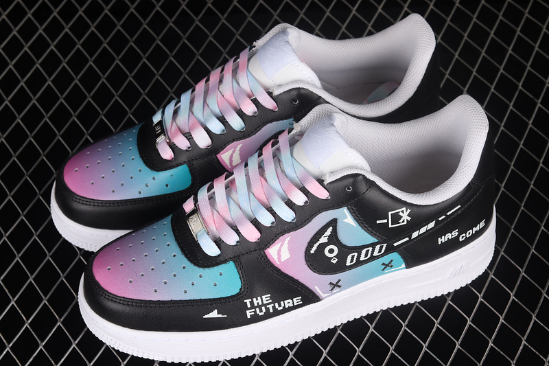 Nike Air Force 1 '07 Low Video Game White/Black/Blue/Pink 23