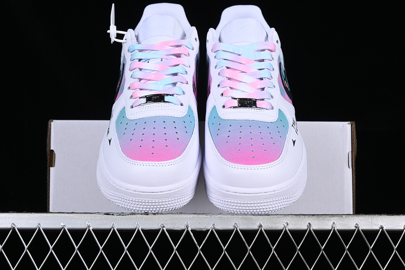 Nike Air Force 1 '07 Low White/Black/Blur/Purple 27