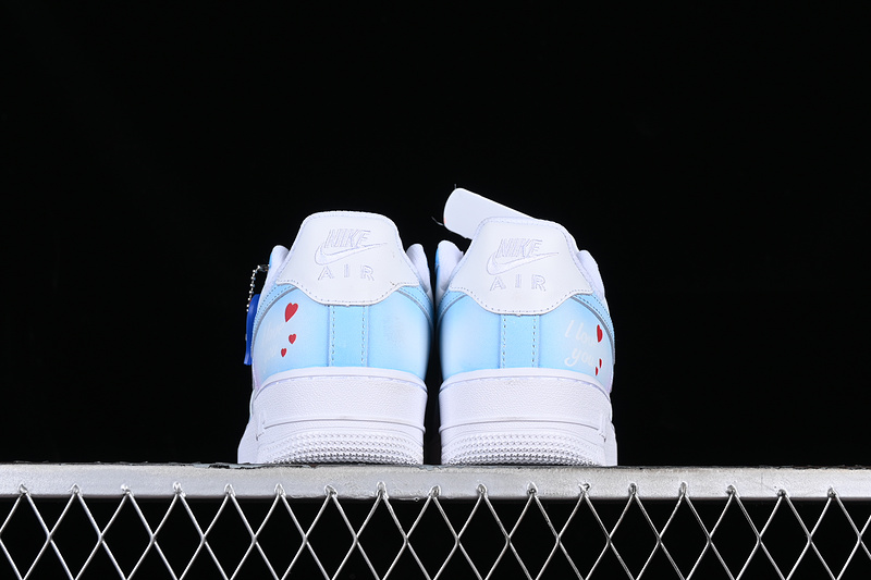 Nike Air Force 1 '07 Low White/Pink/Blue 13