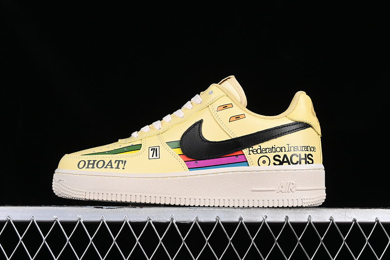 Nike Air Force 1 '07 Low Yellow/Black/Grey 17