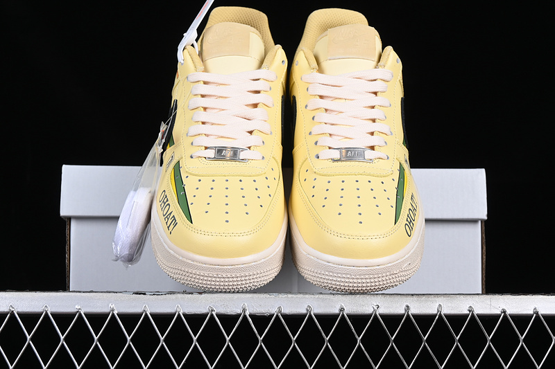 Nike Air Force 1 '07 Low Yellow/Black/Grey 27