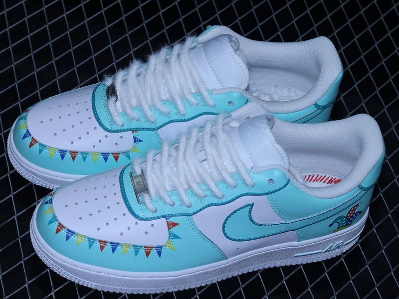 Air Force 1 Low 07 Light Blue/White/White 3