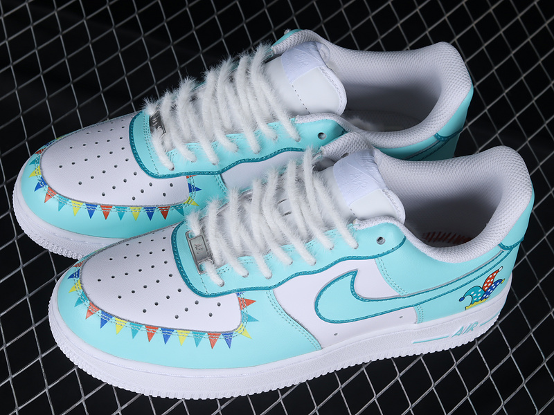 Air Force 1 Low 07 Light Blue/White/White 13