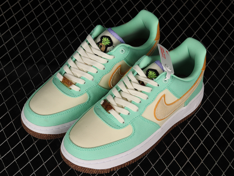 Air Force 1 Low 07 Lx Happy Pineapple Green Glow/Coconut Milk/Metallic Gold 29