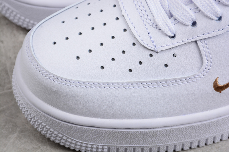 Air Force 1 White Grey Gold White/White/Light Silver/Light Silver 17