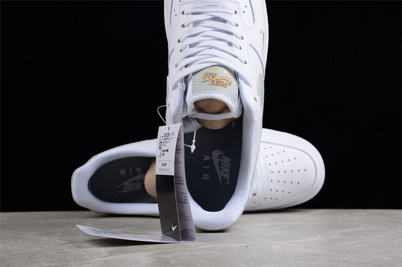 Air Force 1 White Grey Gold White/White/Light Silver/Light Silver 23