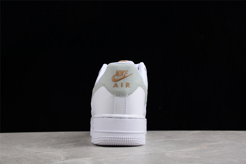 Air Force 1 White Grey Gold White/White/Light Silver/Light Silver 29